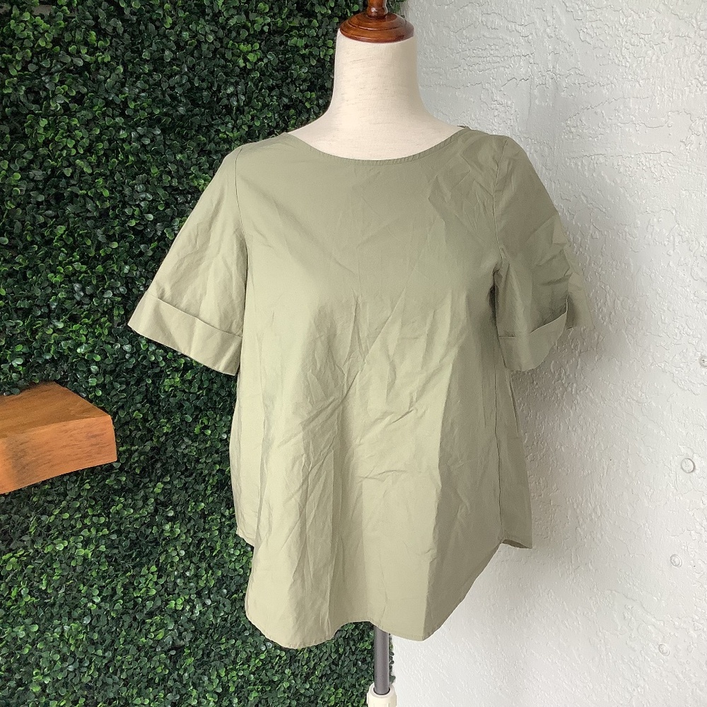 COS Sage Short Sleeve Boxy Blouse